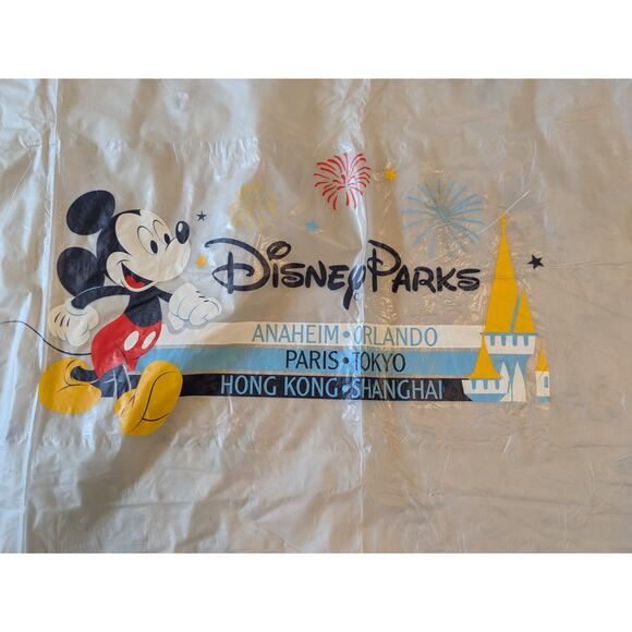 Disney Parks Mickey Mouse Clear Rain Poncho Adult And Kid Hood Walt Disney World - Picture 4 of 6